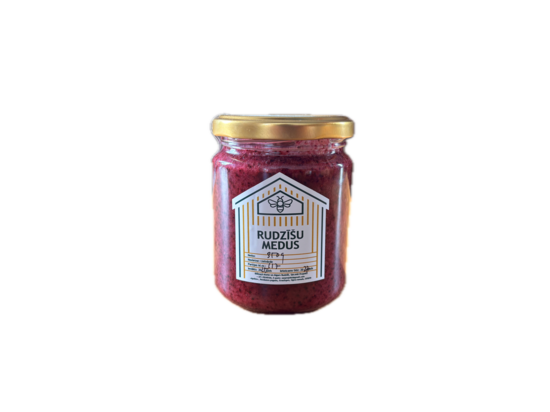 Cream Honey with Blueberries